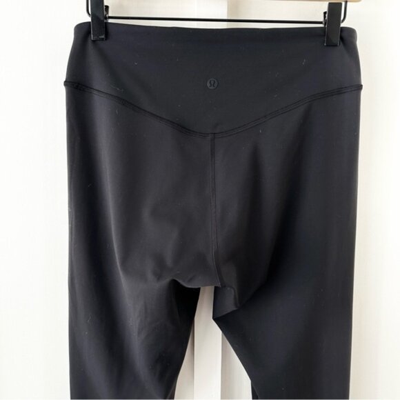 LULULEMON black Wunder Under SmoothCover High-Rise Tight 25" - Picture 9 of 10